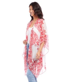 Open Front Jacket -Karen Kane karenkane 2023 spring 1L25595 PRT 004